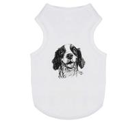 Azeeda 'English Springer Spaniel Portrait' Pet Dog/Cat T-Shirt, S (PT00181397)