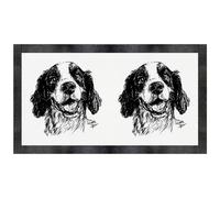Azeeda 'English Springer Spaniel Portrait' Pet Feeding Mat (PM00036637)