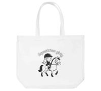 Azeeda 'Equestrian Girly' Tote Shopping Bag For Life (BG00083667)