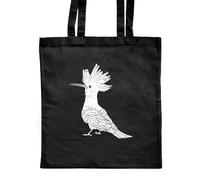 Azeeda 'Eurasian Hoopoe Bird' Classic Black Tote Shopper Bag (ZB00019667)