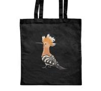 Azeeda 'Eurasian Hoopoe Bird' Classic Black Tote Shopper Bag (ZB00019668)