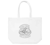 Azeeda 'Everything Tastes Better On A Board' Tote Shopping Bag For Life (BG00083707)