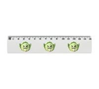 Azeeda 'Evil Cabbage' 15cm (6 Inch) White Plastic Ruler (RL00114177)