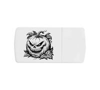 Azeeda 'Evil Halloween Pumpkin' Pill Box with Splitter (PI00045518)