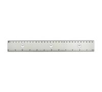 Azeeda 'Evil Snowflake' 30cm (12 Inch) White Plastic Ruler (RL00114162)