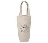 Azeeda 'Evil Snowflake' Cotton Wine Bottle Gift/Travel Bag (BL00050885)