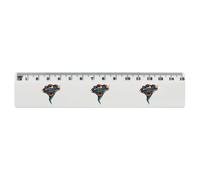Azeeda 'Evil Tornado' 15cm (6 Inch) White Plastic Ruler (RL00114117)