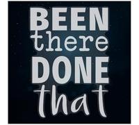 Azeeda Extra Large 720mm 'Been There Done That' Clear Static Window Cling Sticker/Decal (White) (WC00159765)