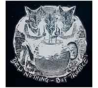 Azeeda Extra Large 720mm 'Foxy Mischief Brew Nothing But Trouble' Clear Static Window Cling Sticker/Decal (White) (WC00152850)