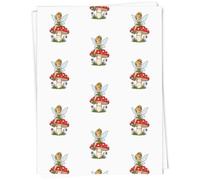 Azeeda 'Fairy on a Mushroom ' Gift Wrap Paper (GI00141380)