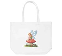 Azeeda 'Fairy on Toadstool' Tote Shopping Bag For Life (BG00091532)