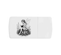 Azeeda 'Fairy On Tree Stump' Pill Box with Splitter (PI00045644)