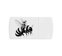 Azeeda 'Fairy Riding Bumblebee' Pill Box with Tablet Splitter (PI00039785)