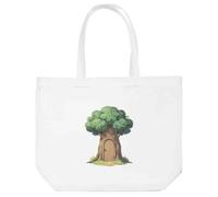 Azeeda 'Fairy Tree Door' Tote Shopping Bag For Life (BG00090302)