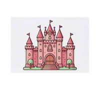 Azeeda 'Fairytale Castle' Temporary Tattoo - A6 (TO00108367)