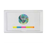 Azeeda 'Fantasy Ocean' Sticky Note Ruler Pad (ST00048724)
