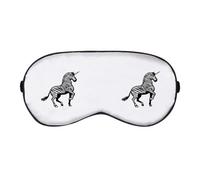 Azeeda 'Fantasy Zebra Unicorn' Sleep/Travel Eye Mask (EY00033257)