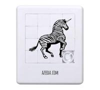 Azeeda 'Fantasy Zebra Unicorn' Sliding Puzzle (PZ00039877)
