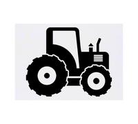 Azeeda 'Farm Tractor Silhouette' Temporary Tattoo - Water Resistant, Skin-Safe, Non-Toxic Transfer (TO00100859)