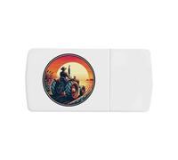 Azeeda 'Farmer at Sunset' Pill Box with Tablet Splitter (PI00038057)