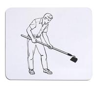 Azeeda 'Farmer At Work' Mouse Mat/Desk Pad (MO00044167)