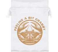 Azeeda 'Feeling Crabby' Satin Gift Bag - 18cm (SB00160997)