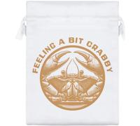 Azeeda 'Feeling Crabby' Satin Gift Bag - 20cm (SB00160998)