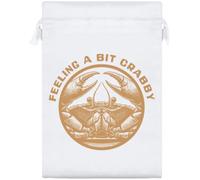 Azeeda 'Feeling Crabby' Satin Gift Bag - 25cm (SB00160999)