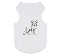 Azeeda 'Fennec Fox' Pet Dog/Cat T-Shirt, S (PT00178853)