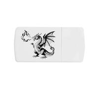Azeeda 'Fire Breathing Dragon' Pill Box with Tablet Splitter (PI00040826)