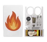 Azeeda 'Fire Symbol' Mini Travel Sewing Kit (SE00048957)