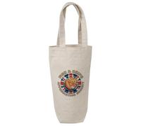 Azeeda 'Fish And Chips Appreciation Society' Cotton Wine Bottle Gift/Travel Bag (BL00043872)