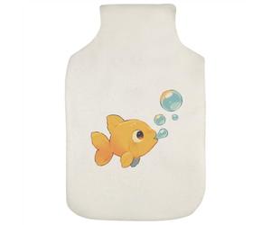 Azeeda 'Fish Blowing Bubbles ' Hot Water Bottle Cover (HW00052669)