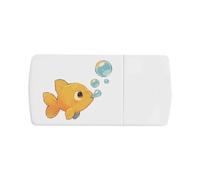 Azeeda 'Fish Blowing Bubbles ' Pill Box with Splitter (PI00046182)