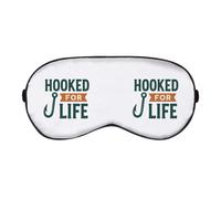 Azeeda 'Fishing Hooked for Life' Sleep/Travel Eye Mask (EY00031461)