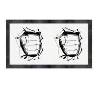 Azeeda 'Fist Punch' Pet Feeding Mat (PM00037724)