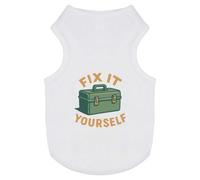 Azeeda 'Fix It Yourself Tool Box Home Repair' Pet Dog/Cat T-Shirt, L (PT00168711)