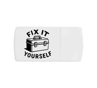 Azeeda 'Fix It Yourself Tool Box' Pill Box with Tablet Splitter (PI00038577)
