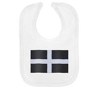 Azeeda 'Flag Of Cornwall' Soft Cotton Baby Bib (BI00042916)
