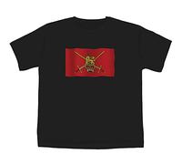 Azeeda 'Flag of The British Army' Kids T-Shirt - Black, 12-13 (TS00294212)