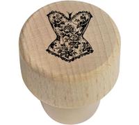 Azeeda 'Floral Corset' Bottle Stopper - 19mm (BS00036582)
