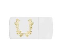Azeeda 'Floral Garland' Pill Box with Tablet Splitter (PI00043816)