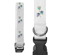 Azeeda 'Flower Fairies Playing ' Dog Collar - White, S (PR00088577)