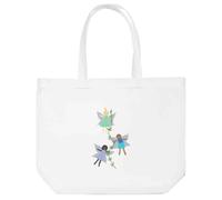 Azeeda 'Flower Fairies Playing ' Shopping Tote Bag - White (BG00094782)