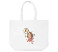 Azeeda 'Flower Fairy' Tote Shopping Bag For Life (BG00091857)