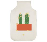 Azeeda 'Flowers Worth Waiting for' Hot Water Bottle Cover (HW00051129)