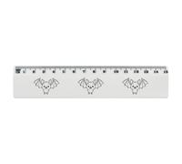 Azeeda 'Flying Bat' Plastic Ruler - 15cm (RL00117417)