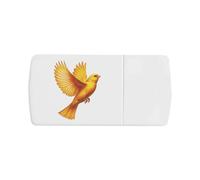 Azeeda 'Flying Canary' Pill Box with Tablet Splitter (PI00042051)