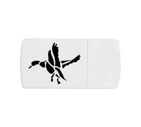 Azeeda 'Flying Duck Silhouette' Pill Box with Splitter (PI00044797)