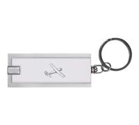 Azeeda 'Flying Glider' LED Torch Keyring - Compact Pocket Flashlight with Keychain - Handy Mini Light for Bags and Keys (KT00036594)